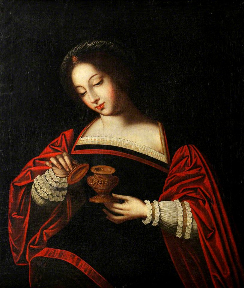 Ambrosius Benson (c.1495-before 1550) (after) - The Magdalen (identified as 'Fair Rosamund') - 1151334 - National Trust