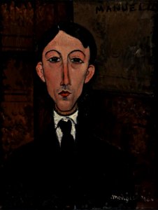 Amedeo Modigliani - Buste de Manuel Humbert