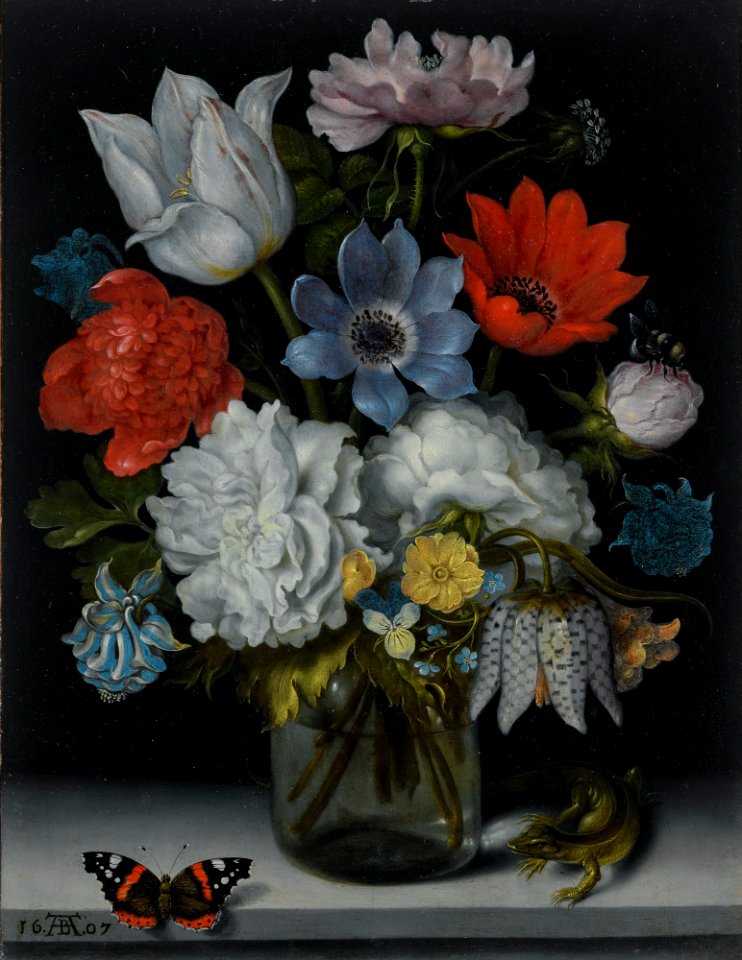 Ambrosius Bosschaert - A Vase of Flowers 290N10007 B3PLD