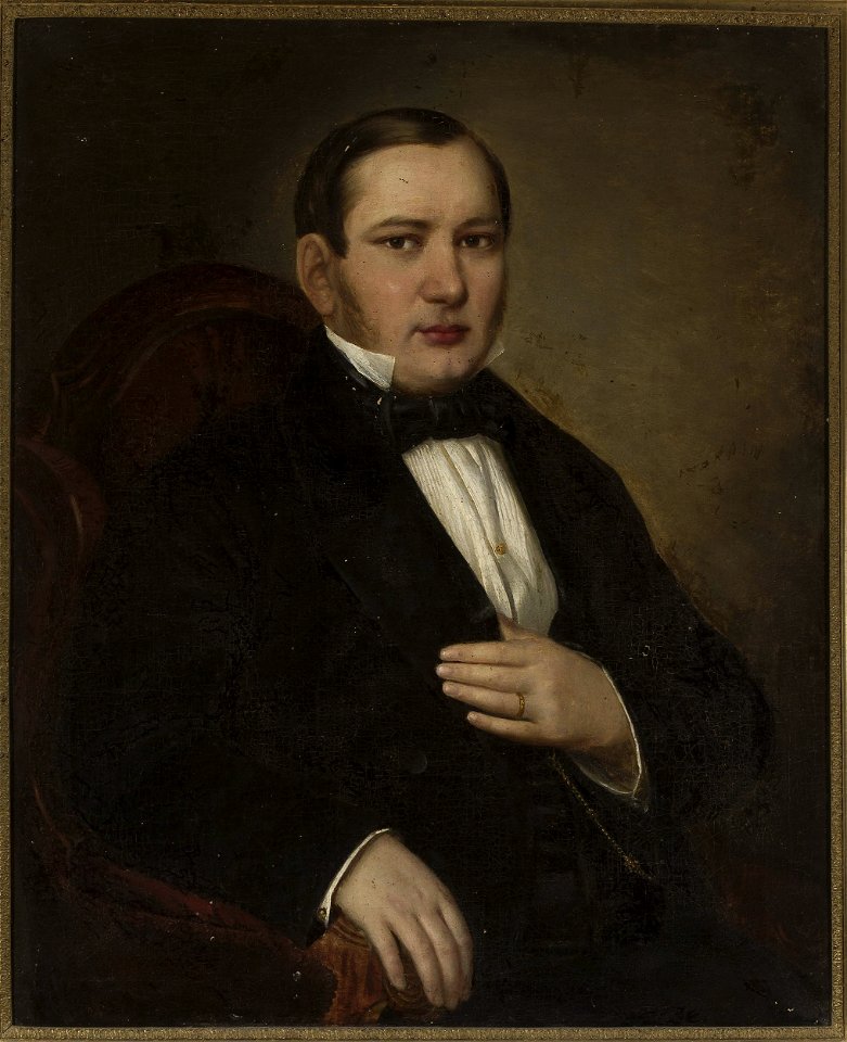 Ambroży Mieroszewski - Portrait of Mr. Lempke - MP 2223 MNW - National Museum in Warsaw