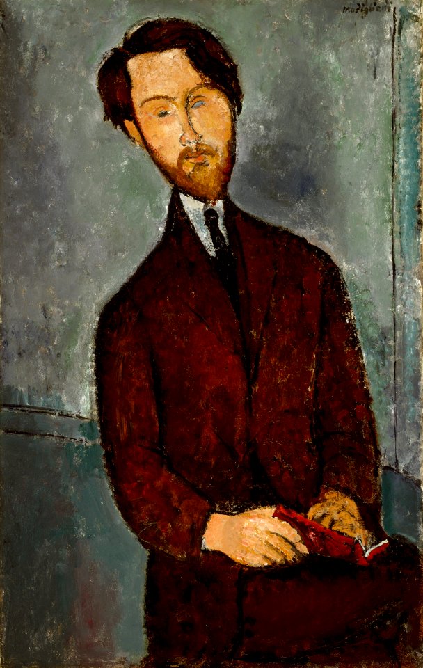 Amedeo Modigliani - Léopold Zborowski - 98.292 - Museum of Fine Arts