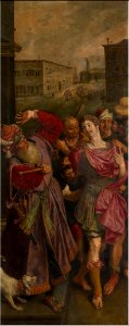 Ambrosius Francken (I) - Emperor Diocletian has St. Sebastian of Rome arrested