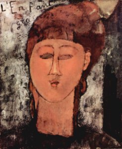 Amedeo Modigliani 011. Free illustration for personal and commercial use.