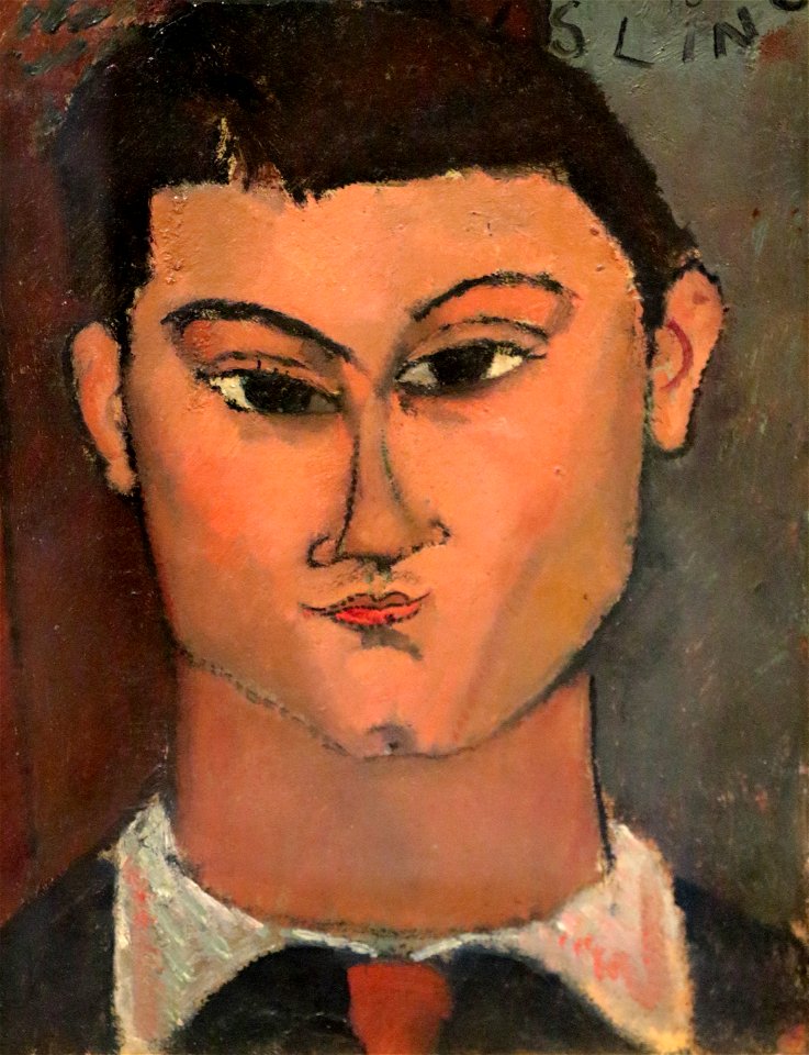 Amedeo Modigliani (1884-1920) - Ritratto del pittore Moisè Kisling (1915) - Pinacoteca di Brera - Milano