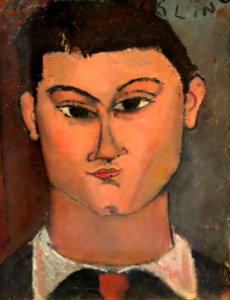 Amedeo Modigliani (1884-1920) - Ritratto del pittore Moisè Kisling (1915) - Pinacoteca di Brera - Milano