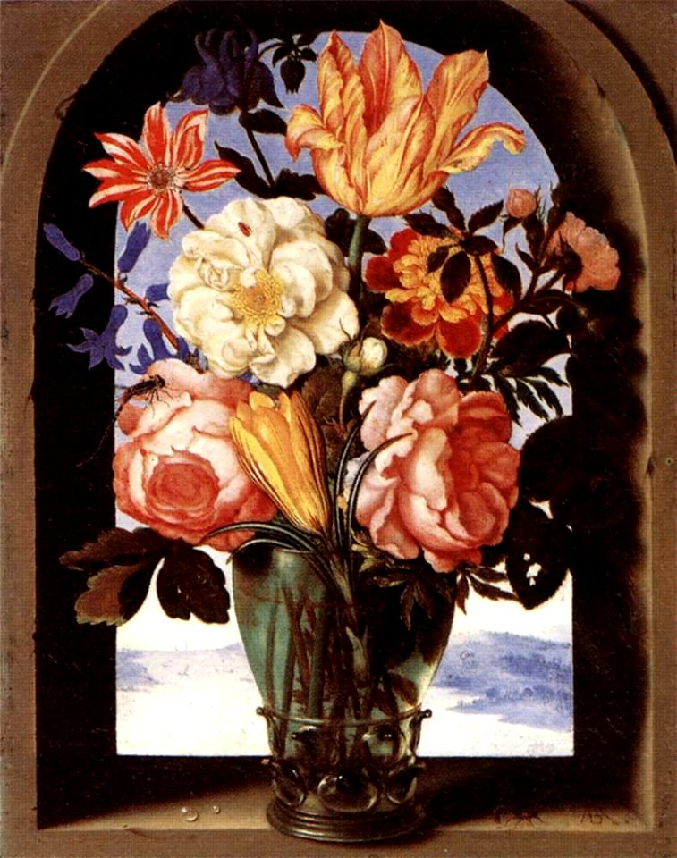 Ambrosius Bosschaert (I) - Bouquet of Flowers - WGA02652