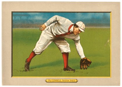 Amby McConnell, Boston Red Sox, baseball card portrait LCCN2007685663