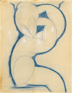 Amedeo Modigliani - Caryatid - Google Art Project