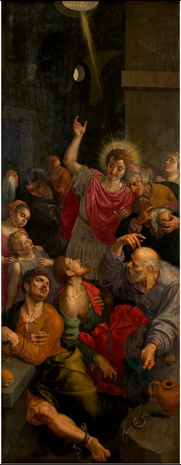 Ambrosius Francken (I) - St. Sebastian of Rome in prison