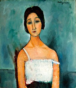 Amedeo Modigliani - Christina. Free illustration for personal and commercial use.