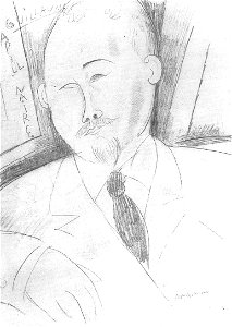 Amedeo Modigliani - Guillaume Apollinaire 1915