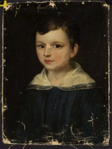 Ambroży Mieroszewski - Portrait of Oktawian Szukiewicz as a child - MP 3320 MNW - National Museum in Warsaw