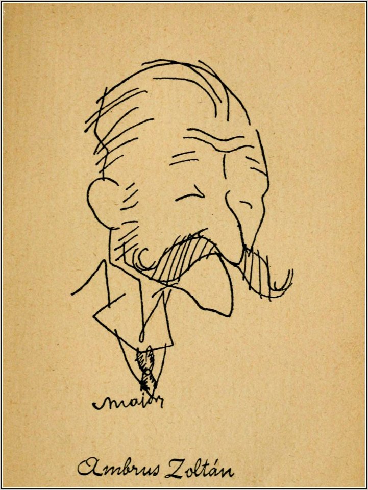 Ambrus Zoltán, 1913. Major Henrik rajza