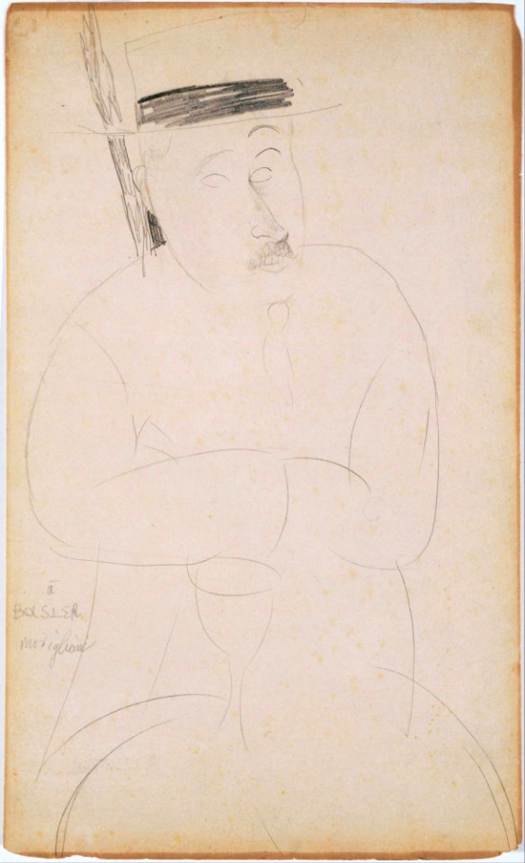 Amedeo Modigliani - Portrait of Adolphe Basler - Google Art Project