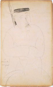 Amedeo Modigliani - Portrait of Adolphe Basler - Google Art Project
