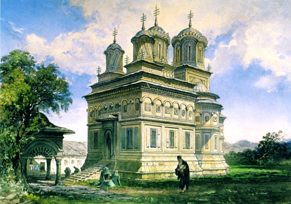 Amedeo Preziosi - Biserica episcopala de la Curtea de Arges