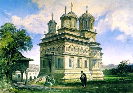 Amedeo Preziosi - Biserica episcopala de la Curtea de Arges