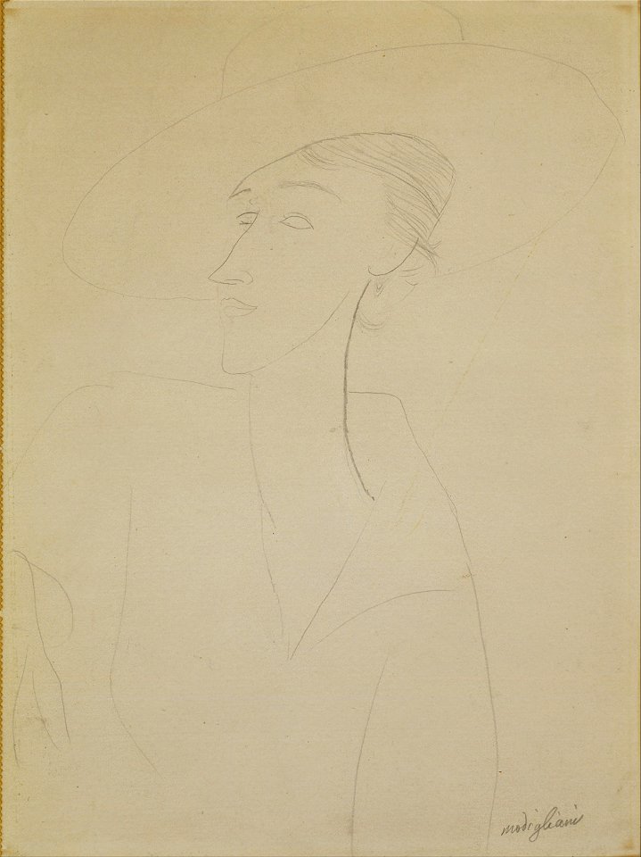 Amedeo Modigliani - Untitled (Portrait of Madame Zborowska) - Google Art Project