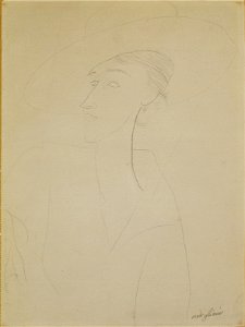 Amedeo Modigliani - Untitled (Portrait of Madame Zborowska) - Google Art Project