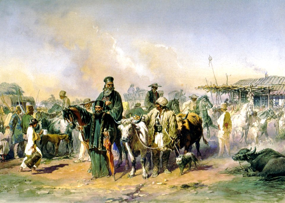 Amedeo Preziosi - Obor, targ de animale