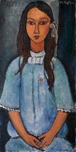 Amedeo Modigliani - Alice - Google Art Project. Free illustration for personal and commercial use.