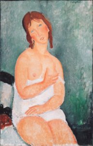Amedeo Modigliani - Junge Frau im Hemd