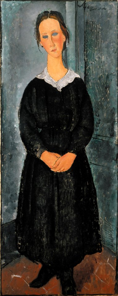 Amedeo Modigliani - La Jeune bonne (The Servant Girl) - RCA1939-6 - Albright–Knox Art Gallery