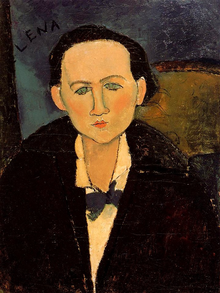 Amedeo Modigliani Portrait of Elena Pavlowski
