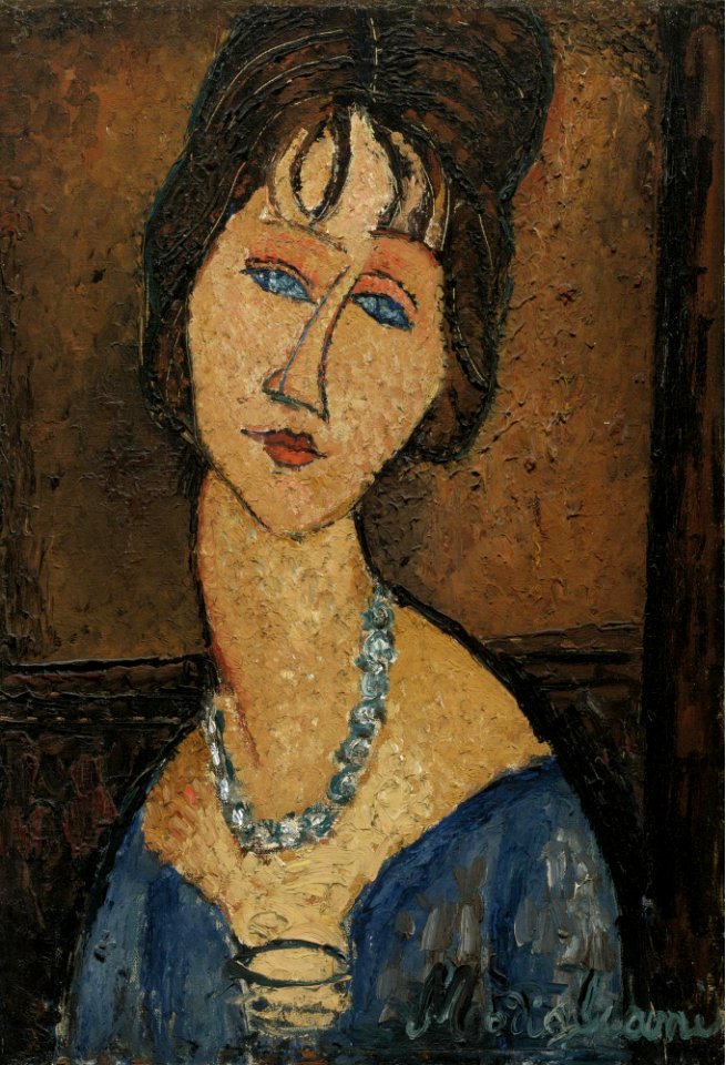 Amedeo Modigliani - Portrait de Jeanne Hébuterne au Collier