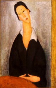 Amedeo Modigliani, Italian - Portrait of a Polish Woman - Google Art Project