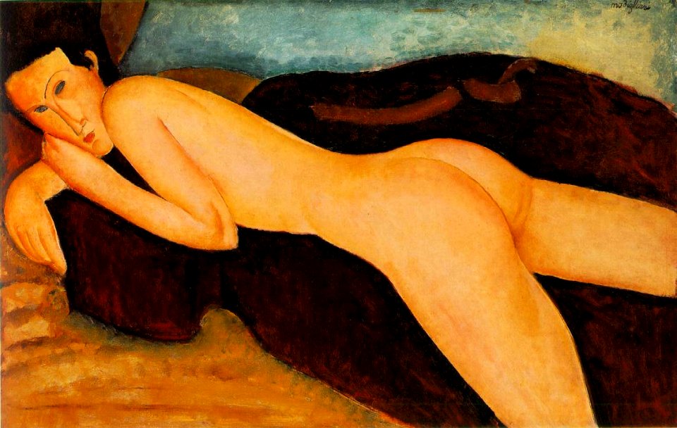 Amedeo Modigliani, Nu couché de dos