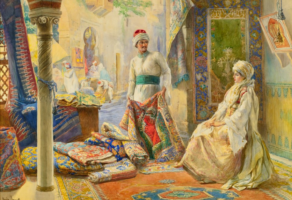 Amedeo Simonetti The rug merchant