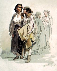 Amedeo Preziosi - Taranci tinere (1)