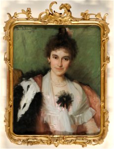 Amelia Eliza van Leeuwen (1862-1923). Echtgenote van Christiaan Bernard Tilanus, chirurg en orthopedist te Amsterdam Rijksmuseum SK-A-3450