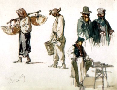 Amedeo Preziosi - Tipuri de Bucuresti (2)