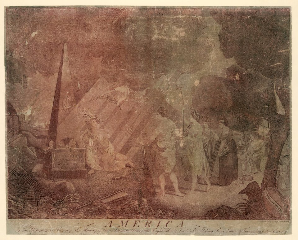 America. To perpetuate to posterity the memory of those patriotic heroes, who fought, bled & died in establishing peace, liberty & tranquility to their country - A. Doolittle, sculp., LCCN2003656584