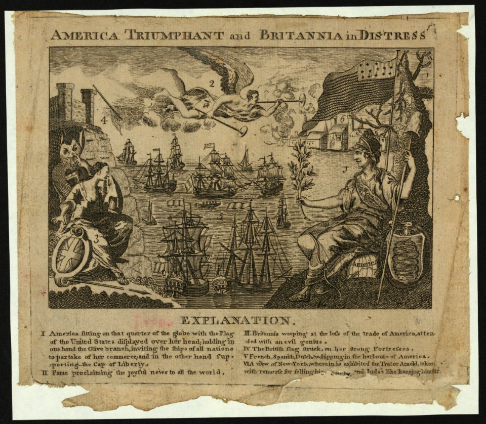 America triumphant and Britannia in distress LCCN2003690789