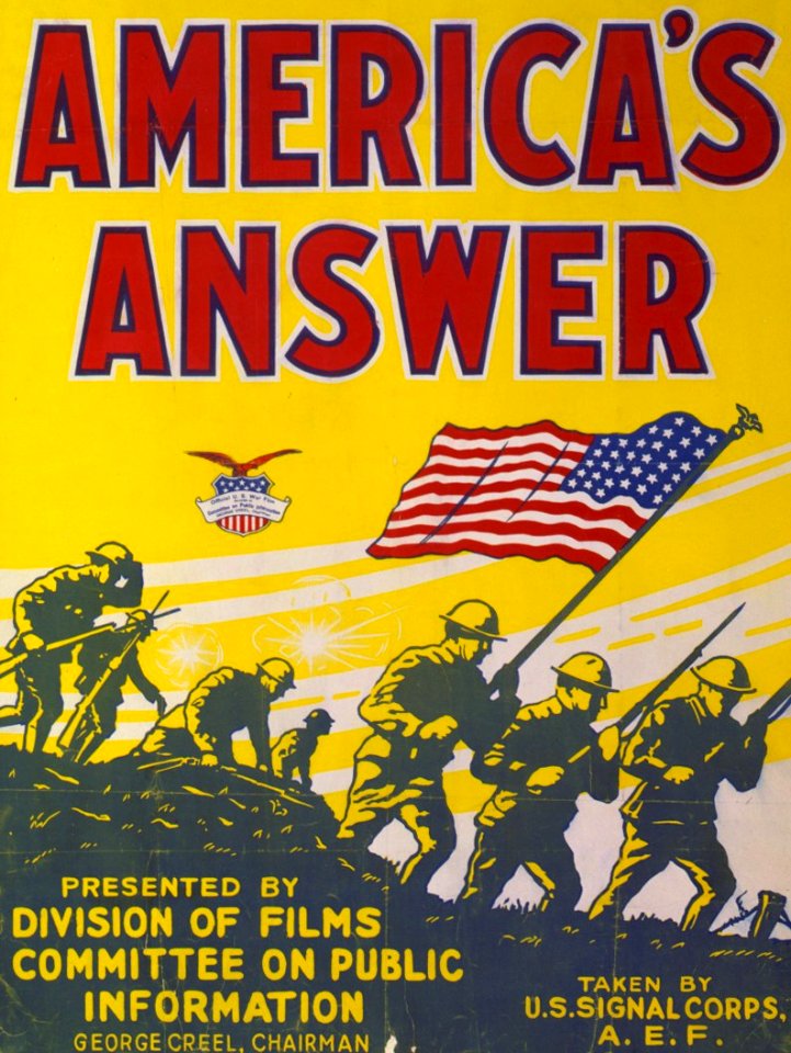 America's answer. The second official United States war picture LCCN93517440 (cropped)