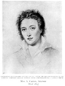Amelia Curran - Portrait of Percy Bysshe Shelley