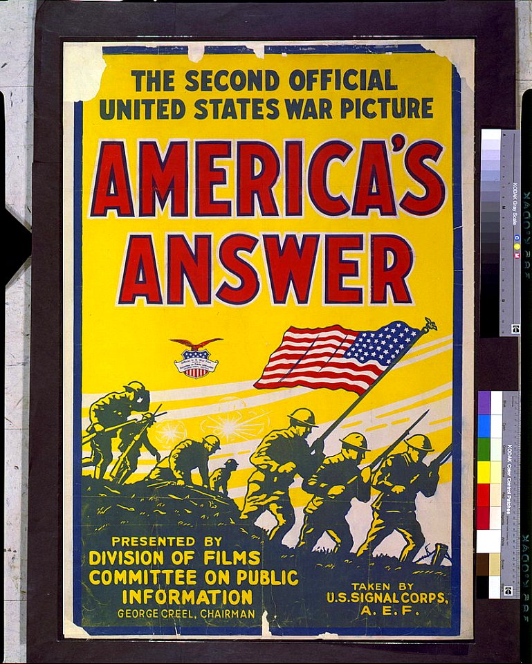 America's answer. The second official United States war picture LCCN93517440