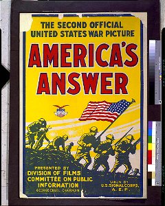 America's answer. The second official United States war picture LCCN93517440