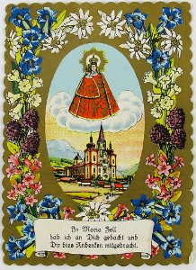 Andachtsbildchen Mariazell 2