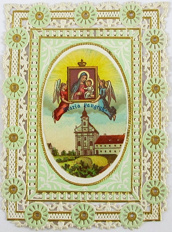 Andachtsbildchen Maria Langegg