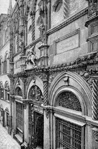 Ancona – Loggia dei Mercanti (xilografia)