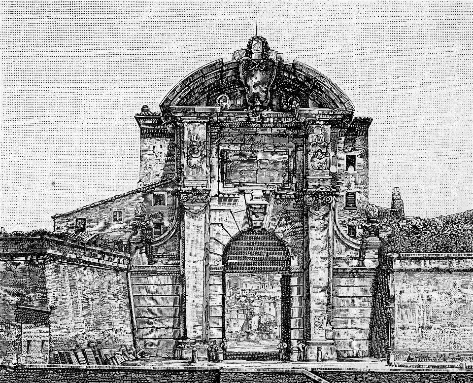 Ancona – Porta Pia (xilografia)