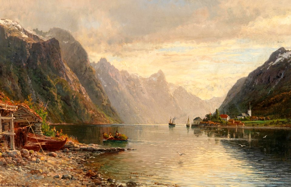 Anders Askevold Fjordlandschaft 1891