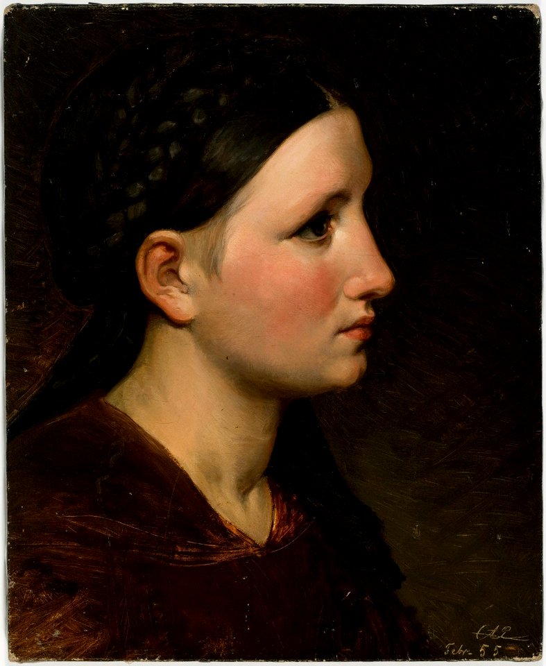 Anders Ekman - Harjoitelmapää - A I 490 c - Finnish National Gallery