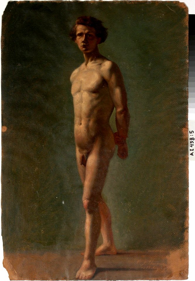 Anders Ekman - Alaston mies, harjoitelma - A I 458-5 - Finnish National Gallery