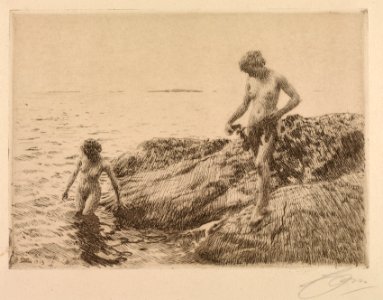 Anders Zorn (Swedish, 1860-1920) - Seaward Skerries - 1940.929 - Cleveland Museum of Art
