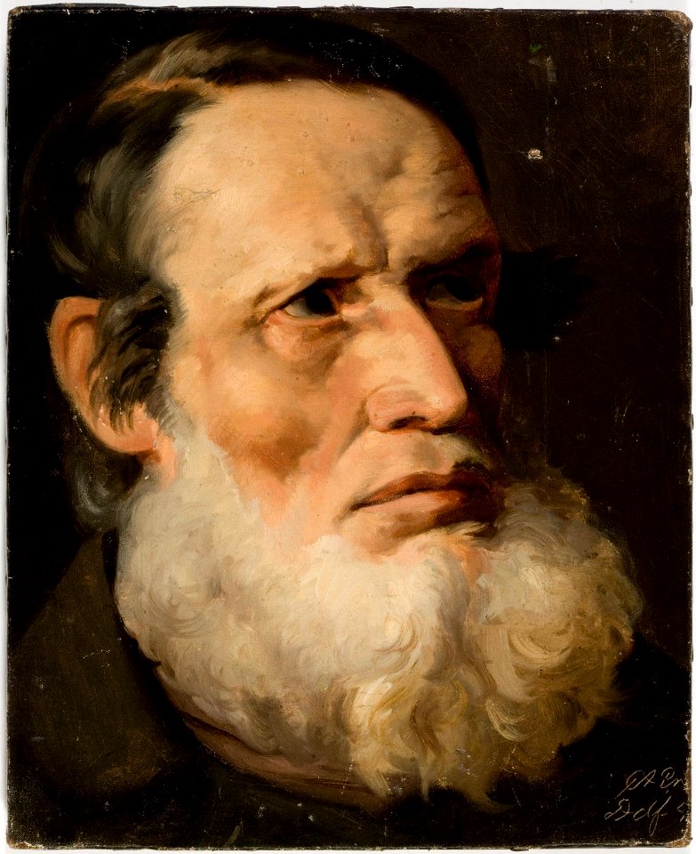 Anders Ekman - Harjoitelmapää - A I 490 a - Finnish National Gallery